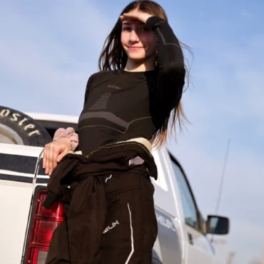 Gillian Leppado (0) prepares in the preseason in Indianapolis, IN, March 2025. Photo: Rachael Banks